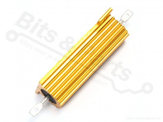 Vermogensweerstand draadgewonden 100 Ohm / 50W